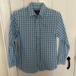 Large Vineyard Vines Kids Blue Whale Shirt